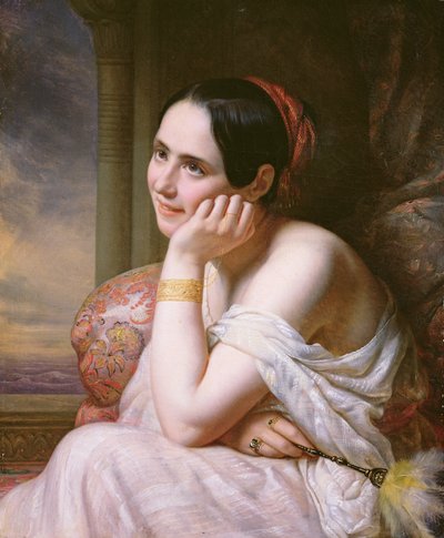 An Odalisque by Carl von Steuben