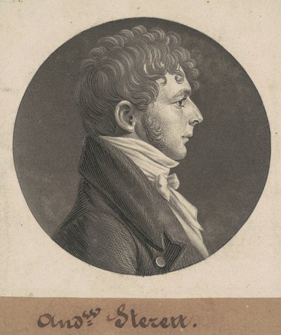 Andrew Sterett by Charles B. J. Févret de Saint Mémin