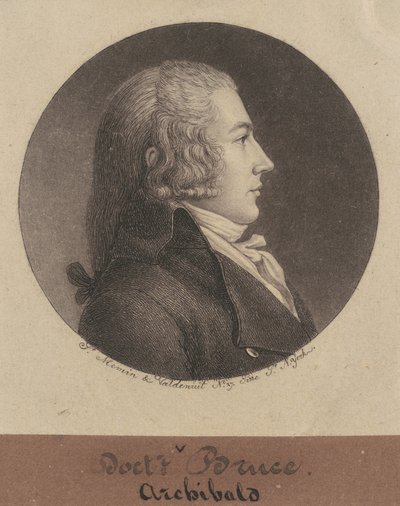 Archibald Bruce by Charles B. J. Févret de Saint Mémin