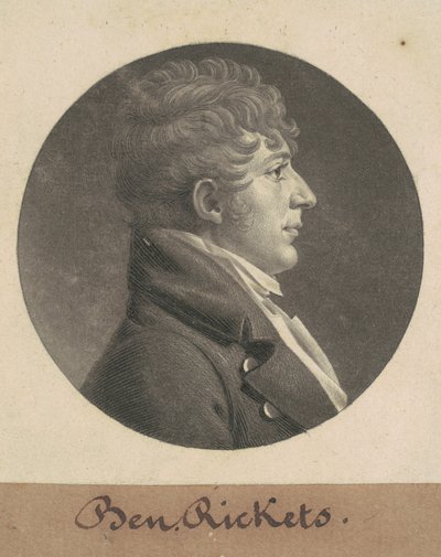 Benjamin Ricketts by Charles B. J. Févret de Saint Mémin