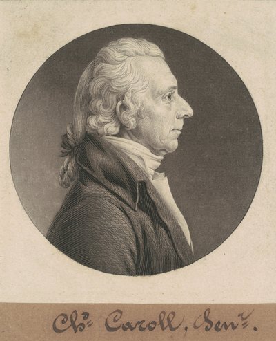Charles Carroll by Charles B. J. Févret de Saint Mémin