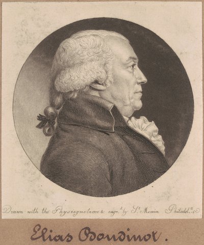 Elias Boudinot by Charles B. J. Févret de Saint Mémin