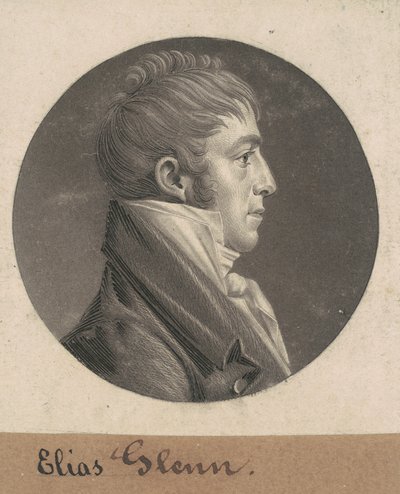 Elias Glenn by Charles B. J. Févret de Saint Mémin
