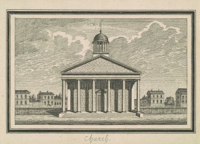 Esperanza, Church by Charles B. J. Févret de Saint Mémin