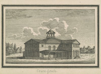 Esperanza, Courthouse by Charles B. J. Févret de Saint Mémin