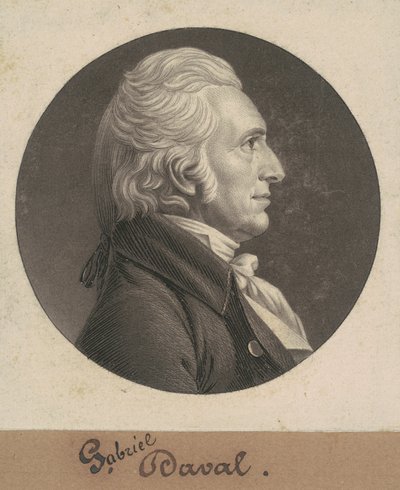 Gabriel Duvall by Charles B. J. Févret de Saint Mémin
