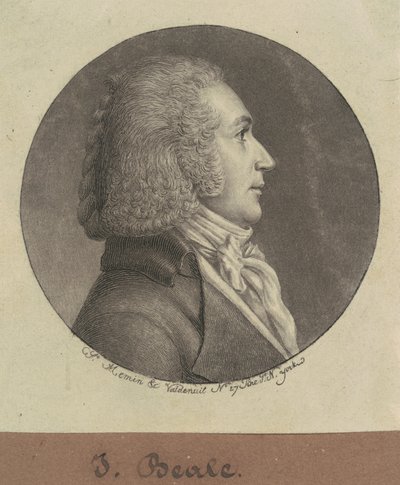 J. Beale by Charles B. J. Févret de Saint Mémin