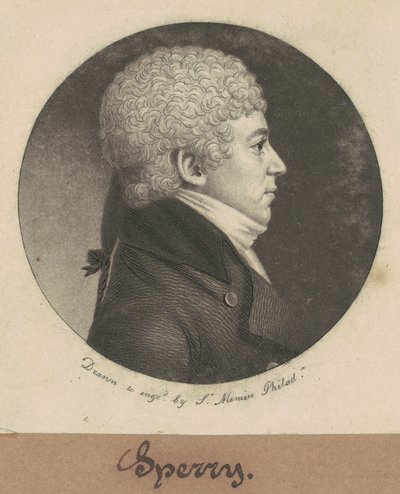 Jacob Sperry by Charles B. J. Févret de Saint Mémin