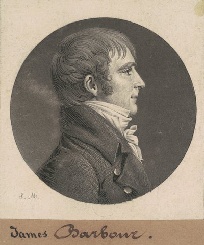 James Barbour by Charles B. J. Févret de Saint Mémin