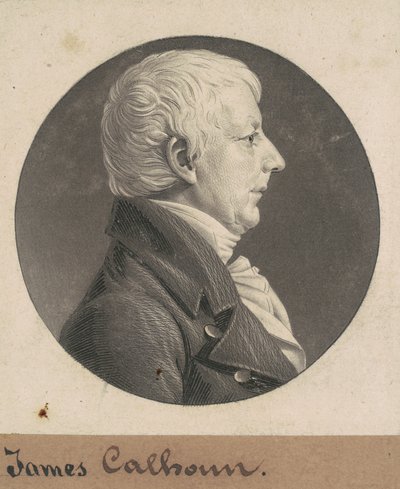 James Calhoun by Charles B. J. Févret de Saint Mémin
