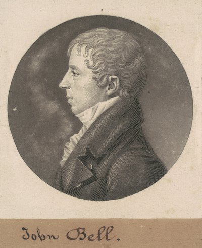 John Bell by Charles B. J. Févret de Saint Mémin