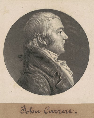 John Carrere by Charles B. J. Févret de Saint Mémin