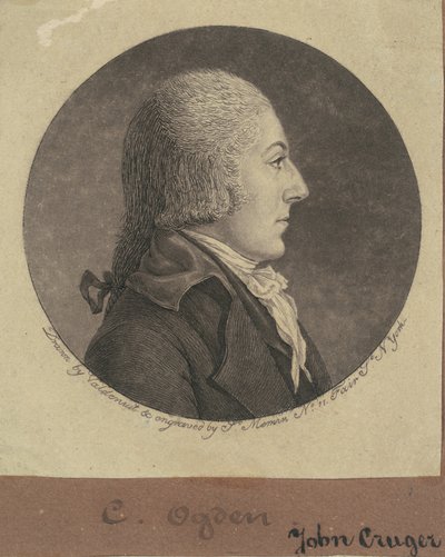 John Cruger by Charles B. J. Févret de Saint Mémin