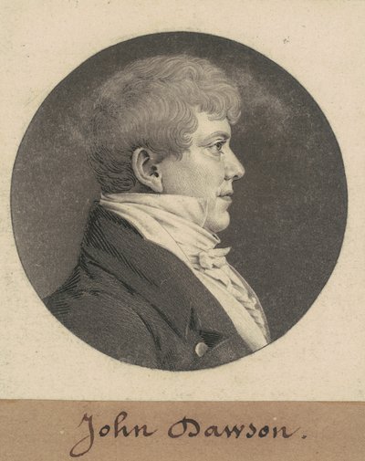 John Dawson by Charles B. J. Févret de Saint Mémin