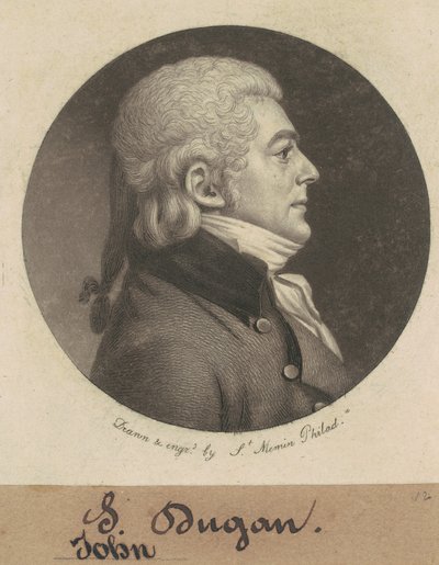 John Dugan by Charles B. J. Févret de Saint Mémin