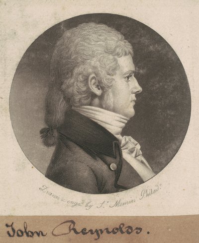 John Reynolds by Charles B. J. Févret de Saint Mémin