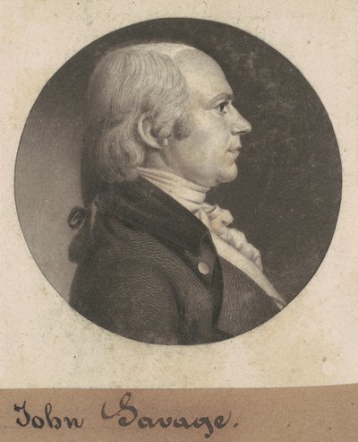 John Savage by Charles B. J. Févret de Saint Mémin