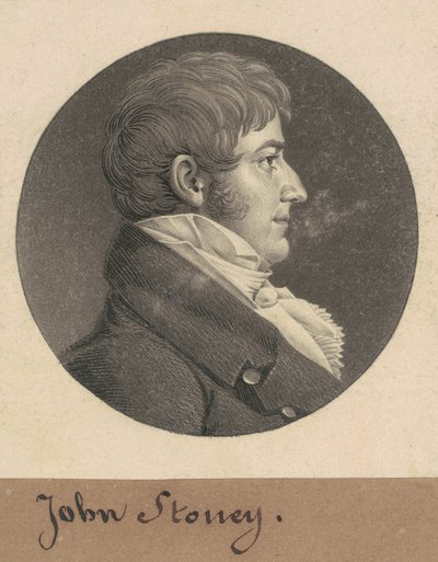John Stoney by Charles B. J. Févret de Saint Mémin