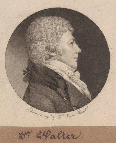 John Walter by Charles B. J. Févret de Saint Mémin