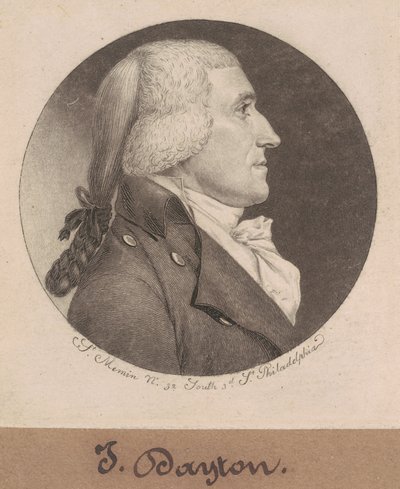 Jonathan Dayton by Charles B. J. Févret de Saint Mémin