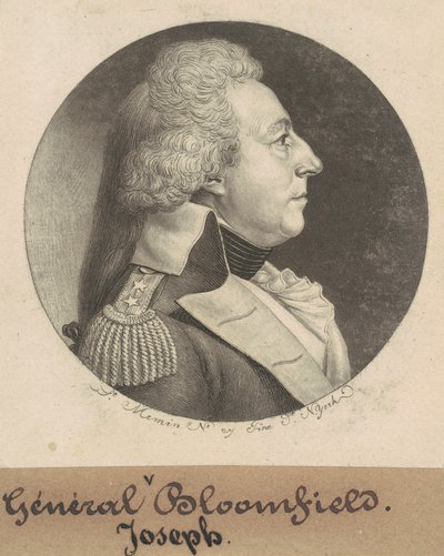 Joseph Bloomfield by Charles B. J. Févret de Saint Mémin