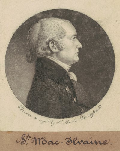 Joseph McIlvaine by Charles B. J. Févret de Saint Mémin