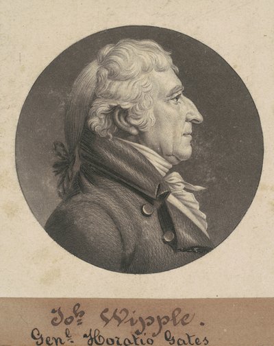 Joseph Whipple by Charles B. J. Févret de Saint Mémin