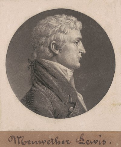 Meriwether Lewis by Charles B. J. Févret de Saint Mémin
