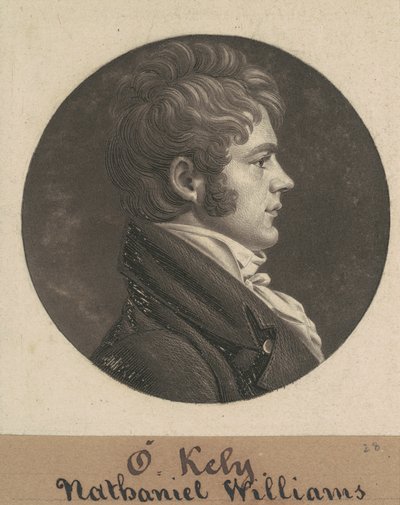 Nathaniel Williams by Charles B. J. Févret de Saint Mémin
