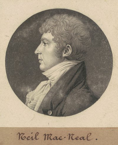 Neil MacNeal by Charles B. J. Févret de Saint Mémin