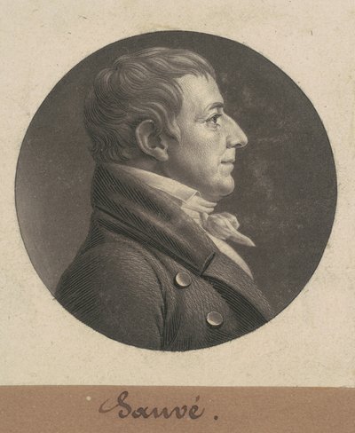Pierre Sauvé by Charles B. J. Févret de Saint Mémin