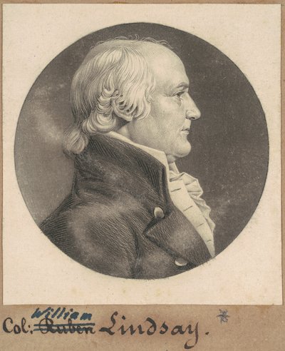 Reuben Lindsay by Charles B. J. Févret de Saint Mémin