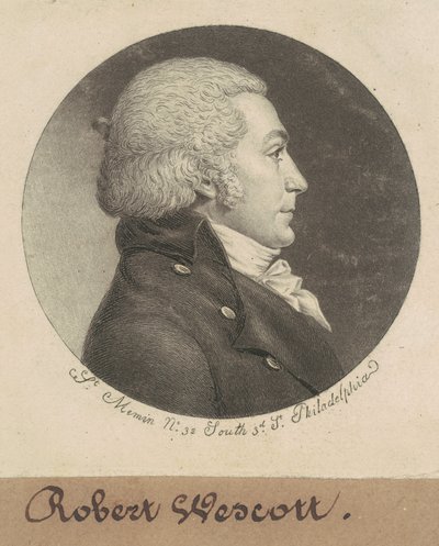 Robert Wescott by Charles B. J. Févret de Saint Mémin