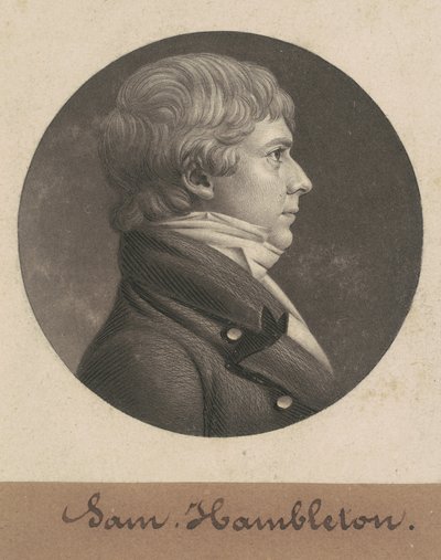 Samuel Hambleton by Charles B. J. Févret de Saint Mémin