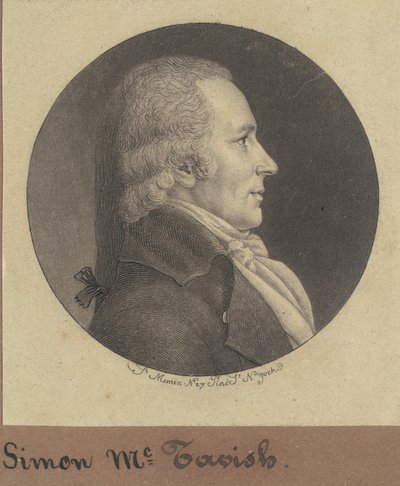 Simon McTavish by Charles B. J. Févret de Saint Mémin