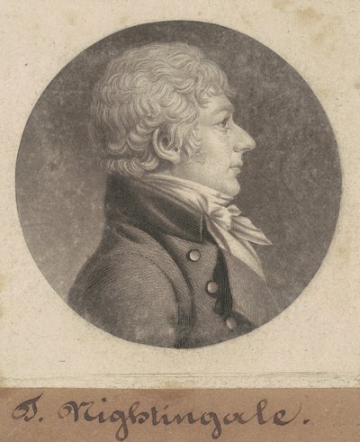 T. Nightingale by Charles B. J. Févret de Saint Mémin