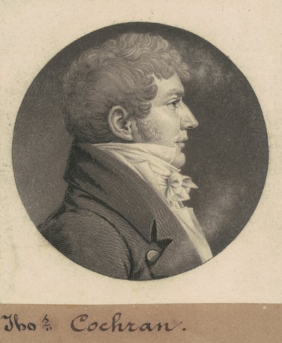 Thomas Cochran by Charles B. J. Févret de Saint Mémin