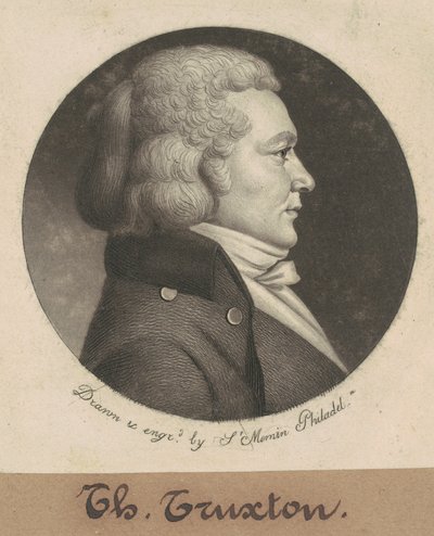 Thomas Truxtun by Charles B. J. Févret de Saint Mémin