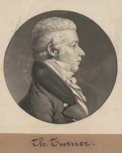 Thomas Turner by Charles B. J. Févret de Saint Mémin