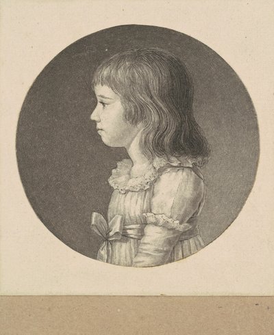 Unidentified Girl by Charles B. J. Févret de Saint Mémin