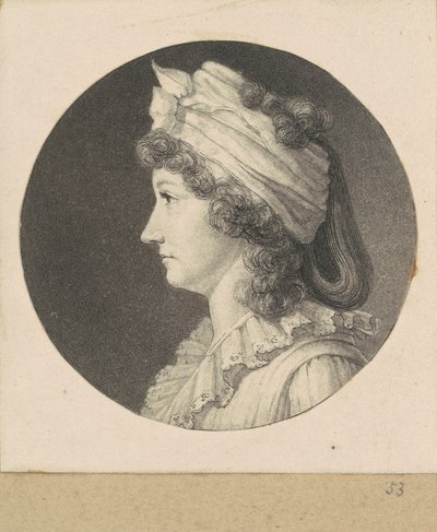 Unidentified Woman by Charles B. J. Févret de Saint Mémin