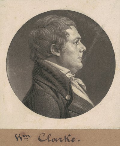 William Clark by Charles B. J. Févret de Saint Mémin