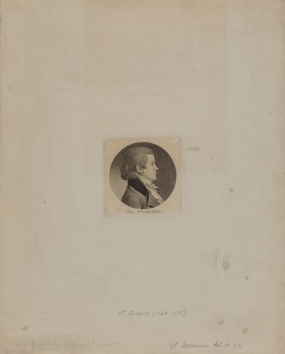 Colonel William Duane by Charles Balthazar Julien Févret de Saint Mémin