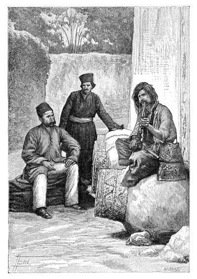 Persian men by Charles Barbant