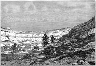 The Kasr-el-jebel Cirque, Syria, c1890 by Charles Barbant
