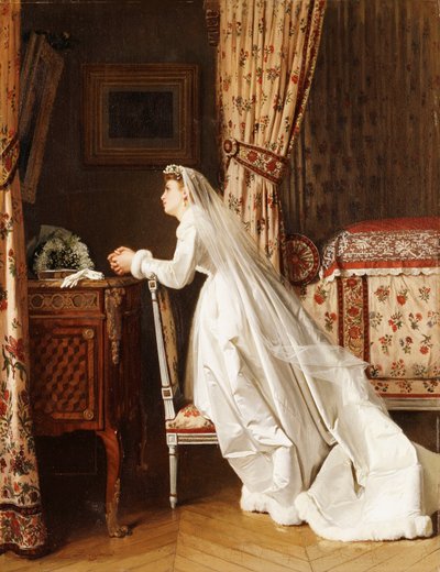The Bride by Charles Baugniet