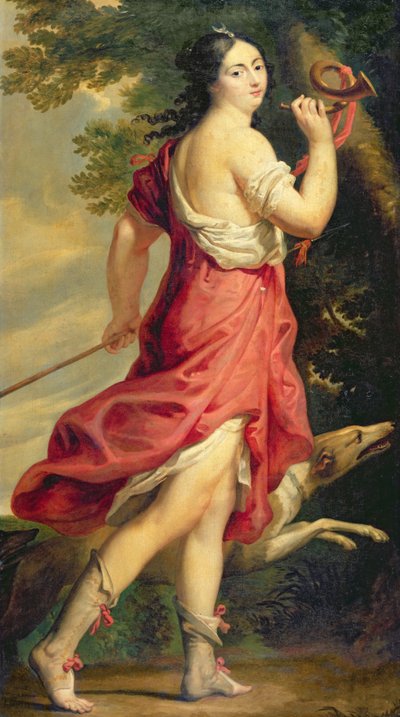 Madame de Montespan as Diana the Huntress by Charles Beaubrun