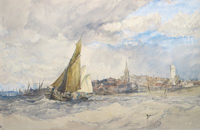 Harwich, from the Sea by Charles Bentley