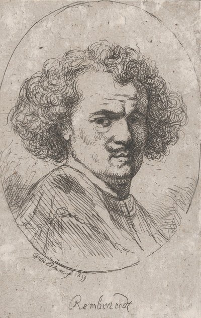 Portrait of Rembrandt by Charles Blanc
