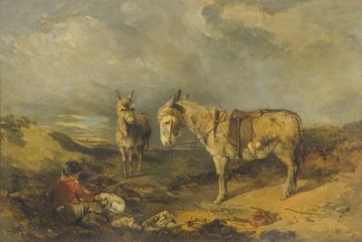 Two Donkeys by Charles Branwhite